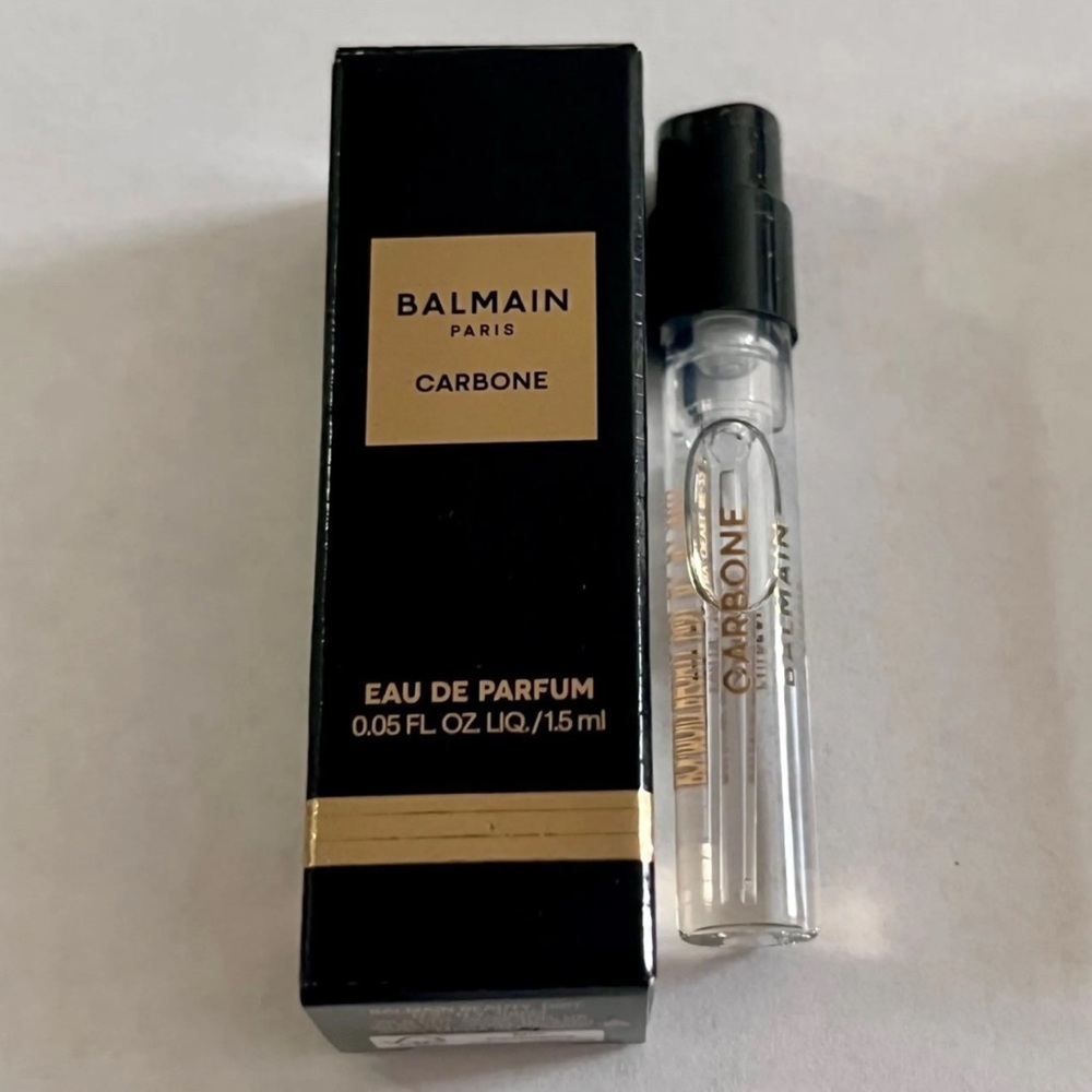 Balmain Gift Box, Ribbon, & (2) Sampler - Picture 4 of 6